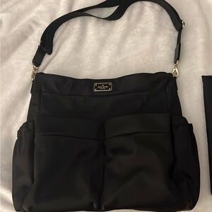 Kate Spade Black Diaper/ Baby Bag